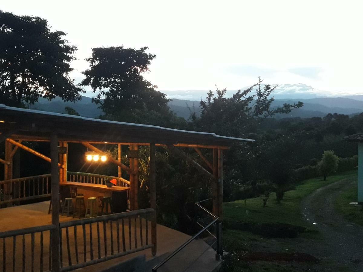 Chinchiná Hacienda Cafetera La Gaviotaヴィラ エクステリア 写真